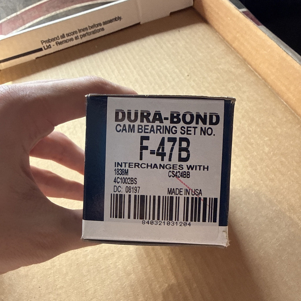 Dura-Bond Camshaft Bearing Set F-47B Ford V6 2.8L 2.9L Ranger Bronco0