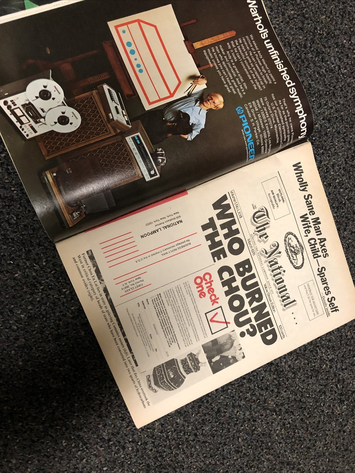 National Lampoon Magazine Lot Of 2 November 1974 & March 19764