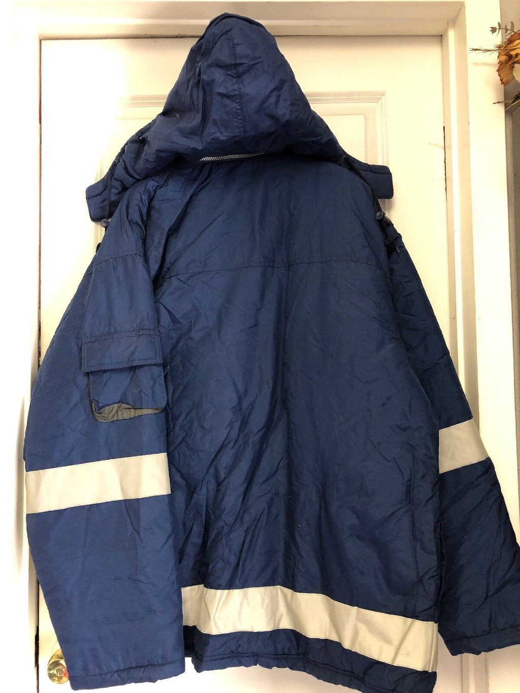 Conic Eco Tech Winter Coat Jacket XL Water resistant Arm Pocket Removable Hood5