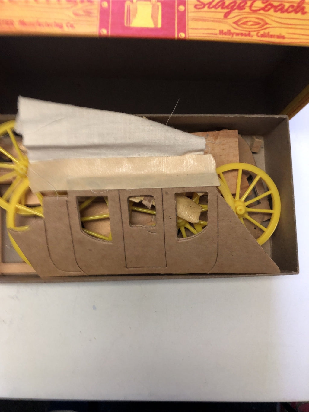 Vintage Frontier Days Stage Coach Build Your own With Instructions2