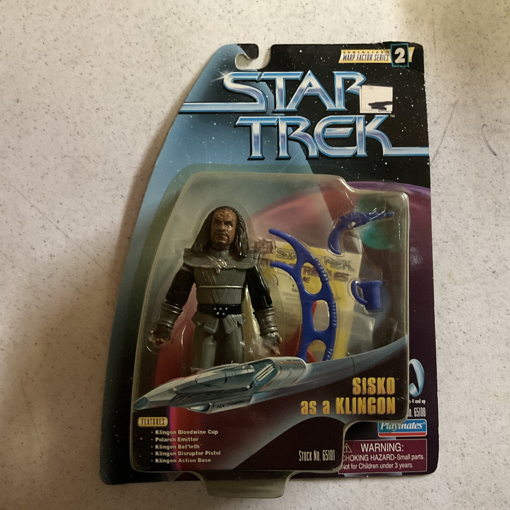 New Playmates, Star Trek Warp Factor Series 2, Sisko as A Klingon, 19970