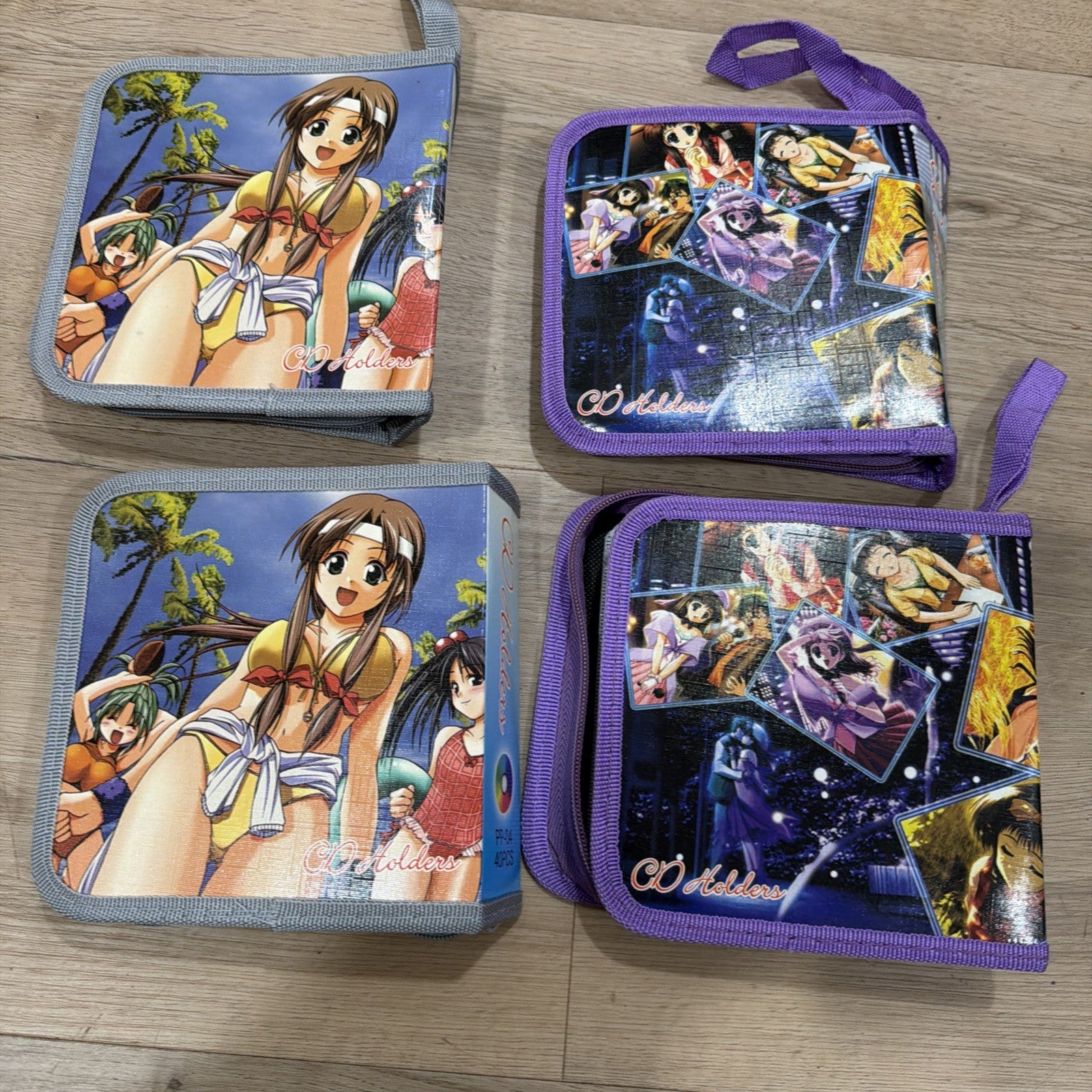 Lot Of 4 Vintage Anime Import CDs Case Holder from Japan Rare Sexy3