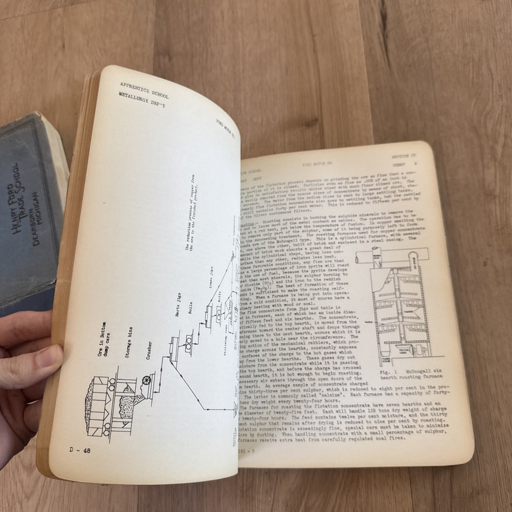 Vintage 1930s Ford Apprentice School Metallurgy & Metallography Manual Book6
