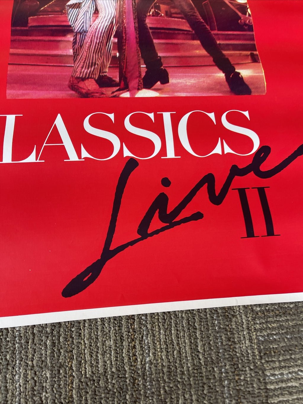 #144 Aerosmith Classics Live II Record Store Promo Poster 25” X 35”5