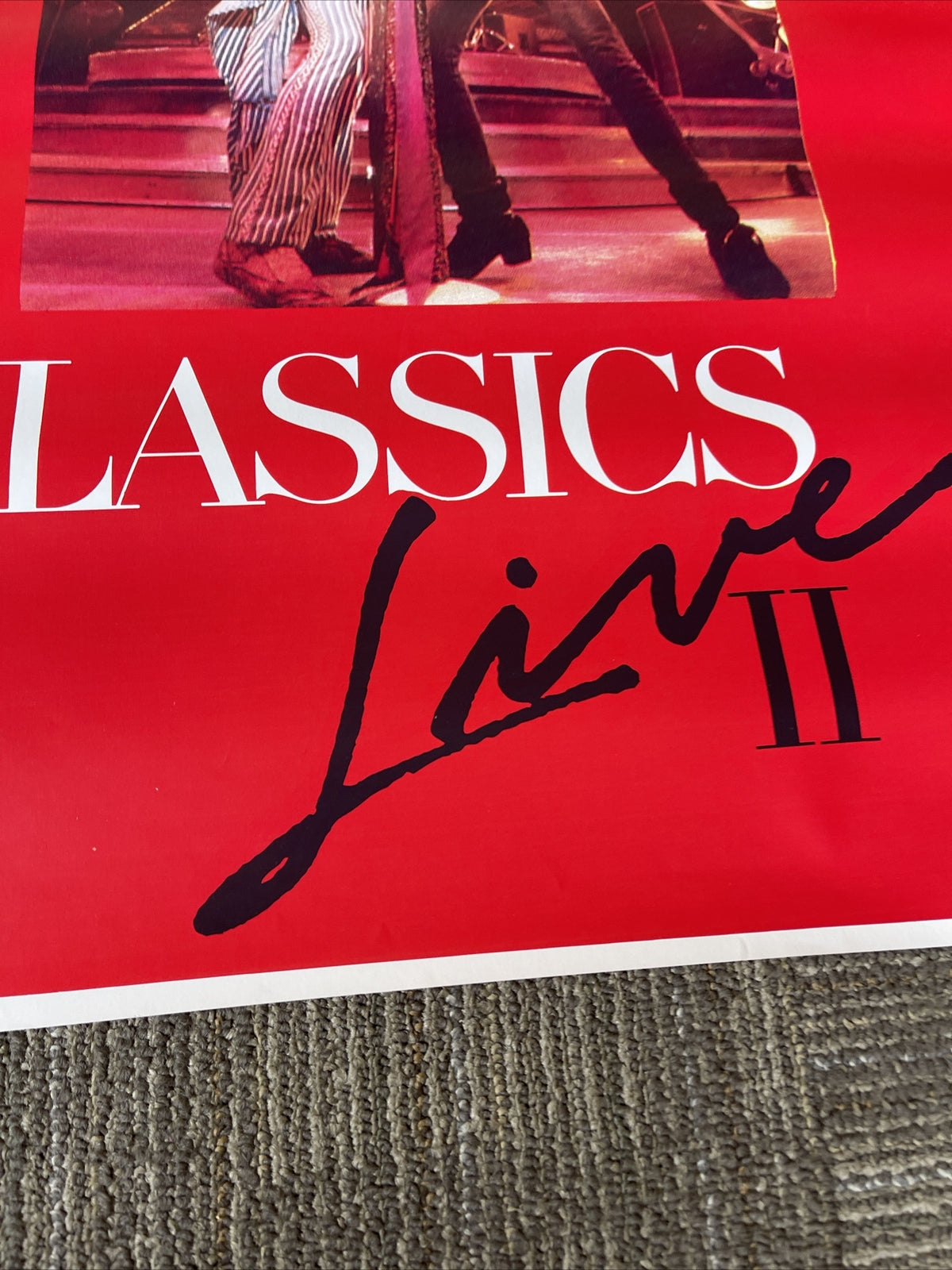 #144 Aerosmith Classics Live II Record Store Promo Poster 25” X 35”5