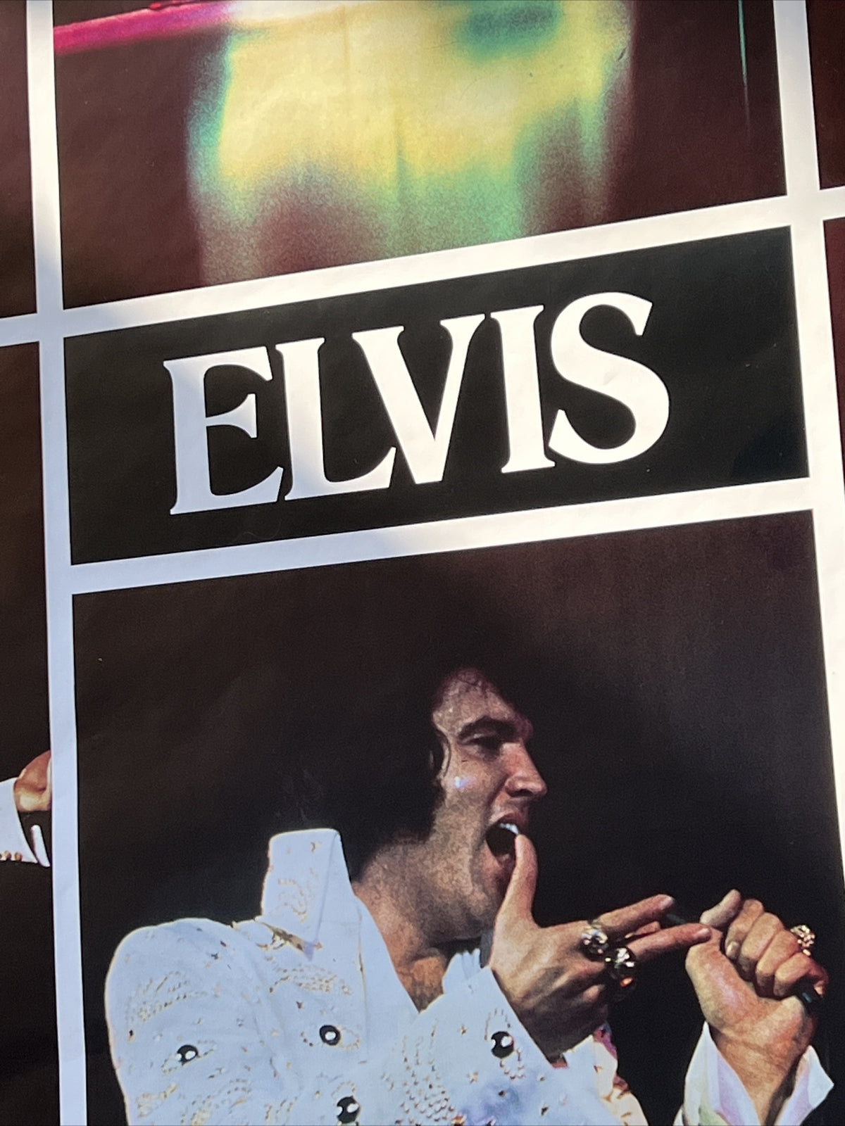Elvis in Concert 1978 Boxcar Enterprises Inc 100% Original Promo Poster #368