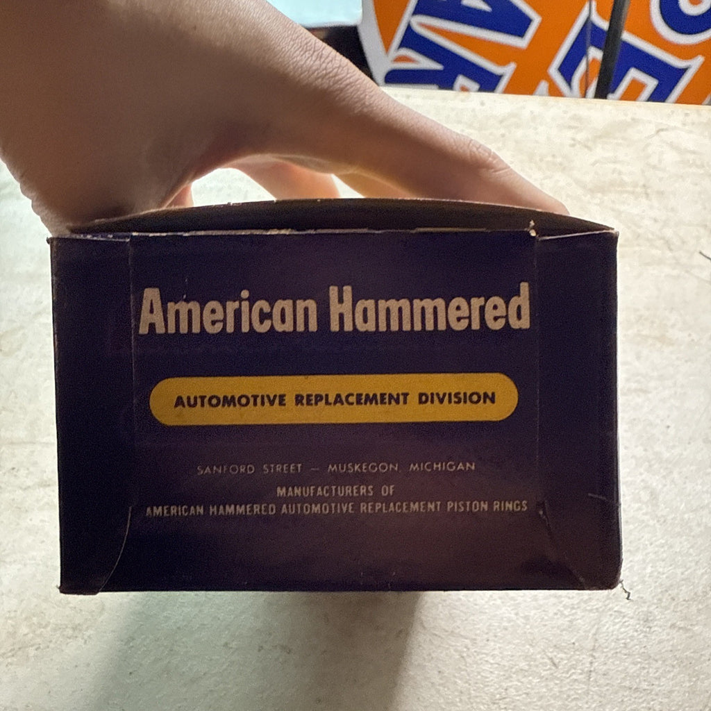 American Hammered KO-506 STD Krome-Oil Piston Ring Set NOS Vintage3
