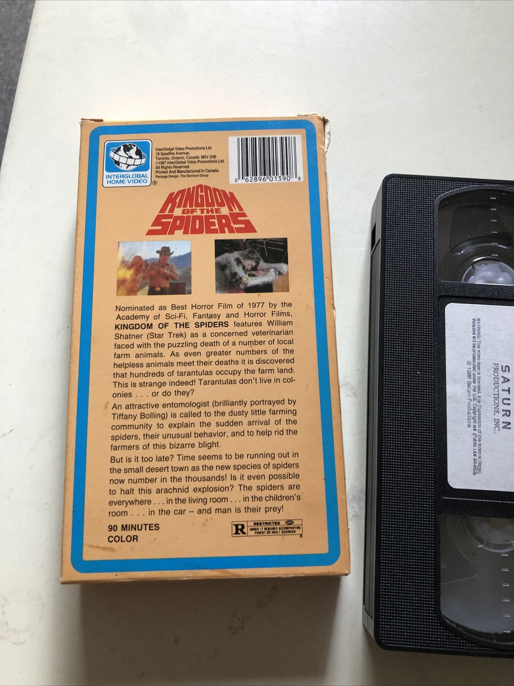 Kingdom Of The Spiders VHS Tarantula Horror3