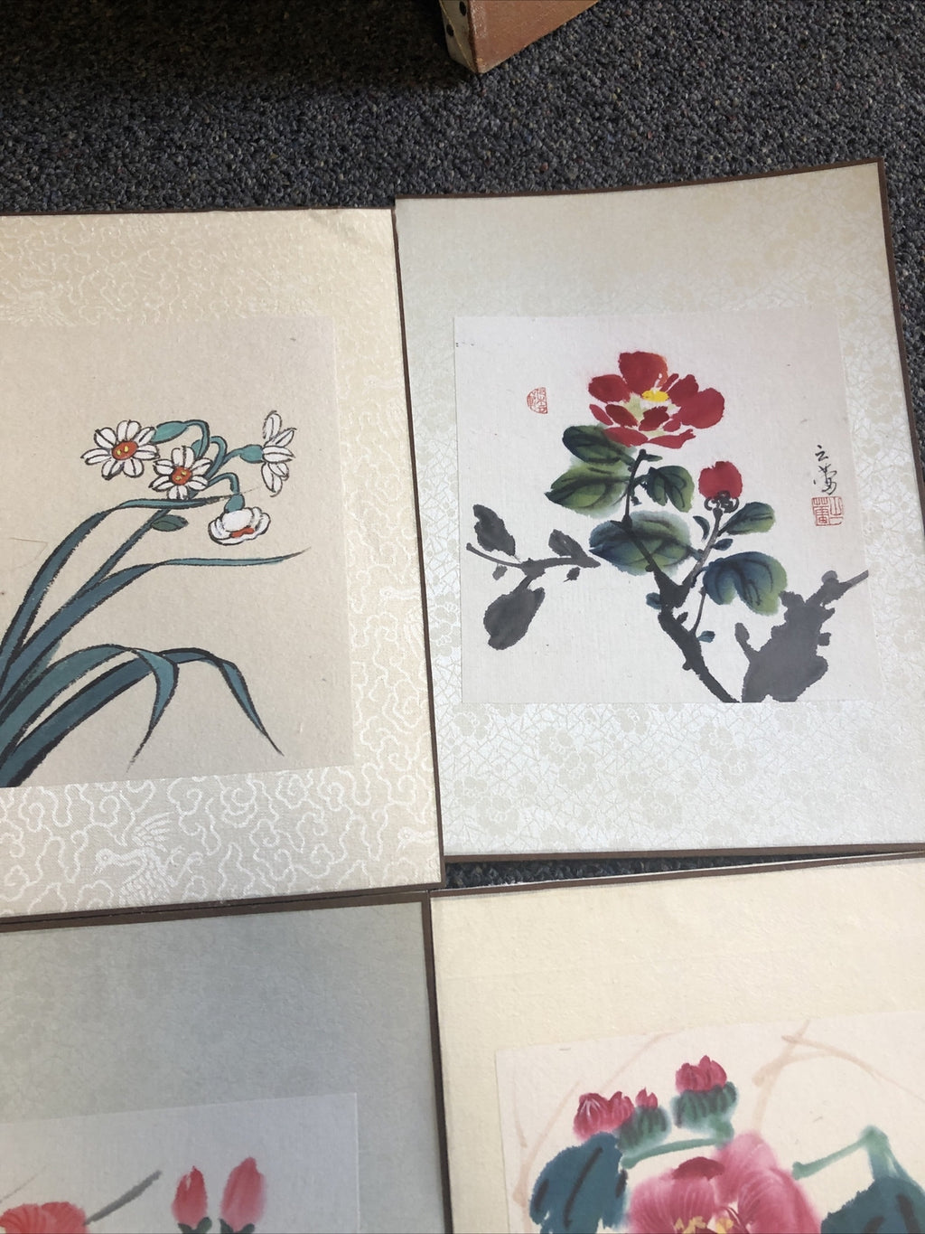 Vintage Japanese Woodblock Prints Lot Of 154