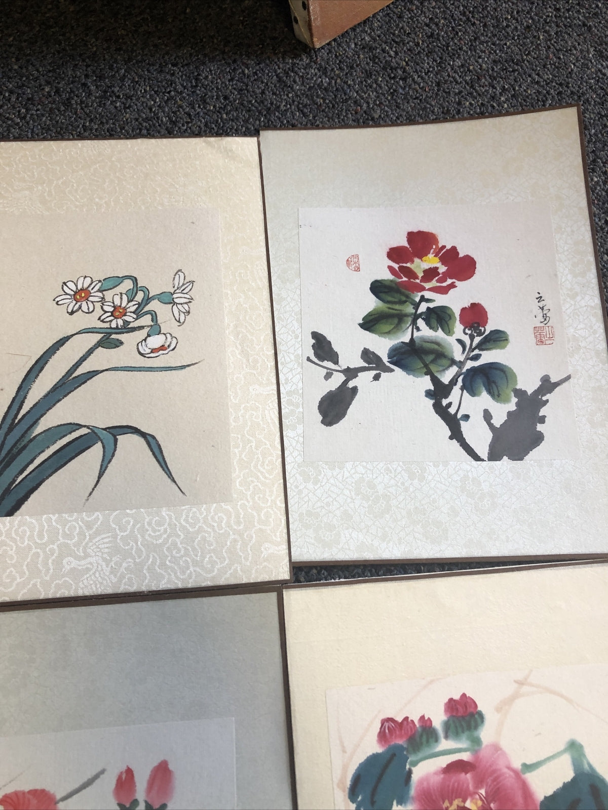 Vintage Japanese Woodblock Prints Lot Of 154