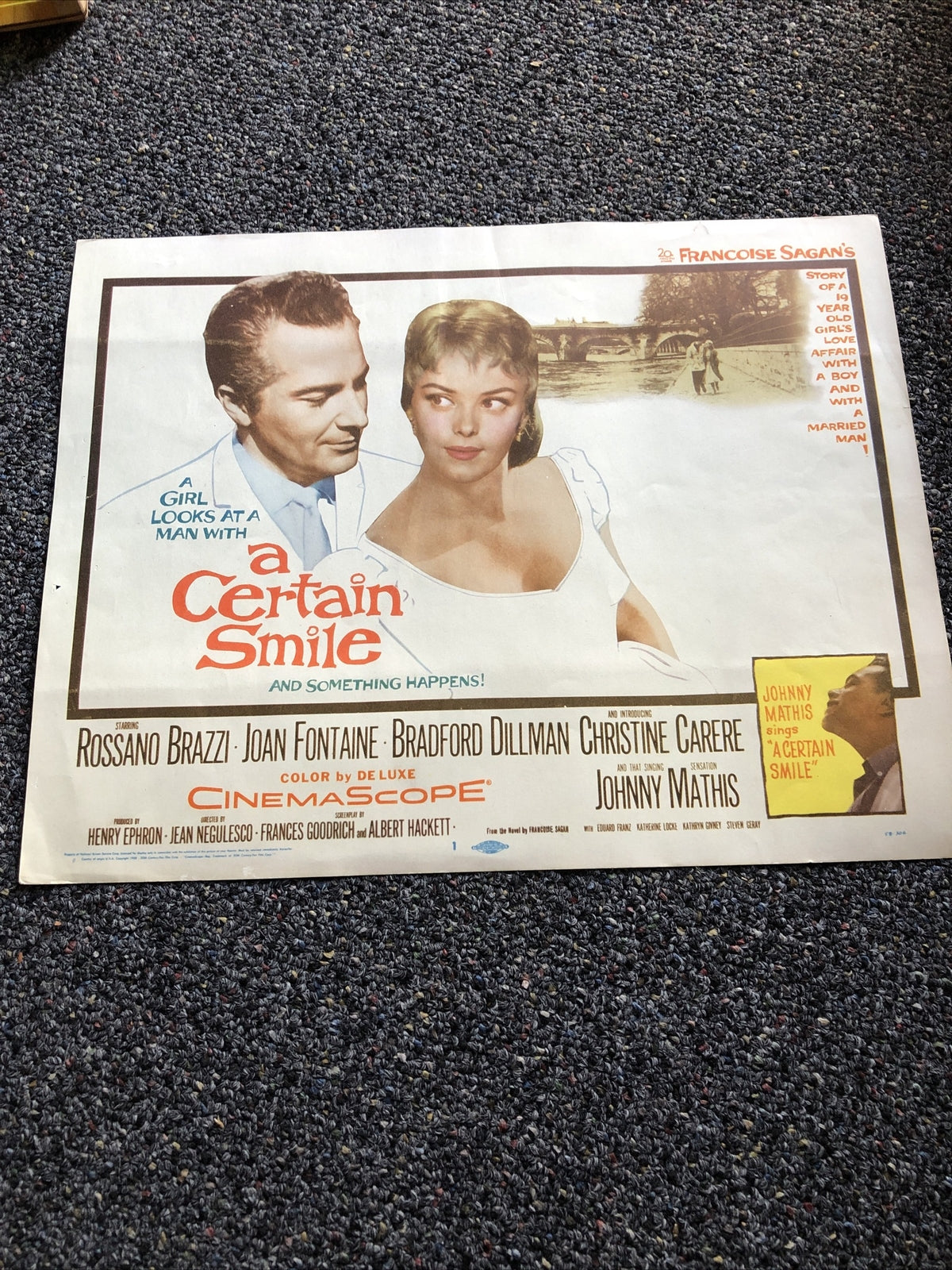A Certain Smile-Lobby Card-#1-1958-Rossano Brazzi-Joan Fontaine0