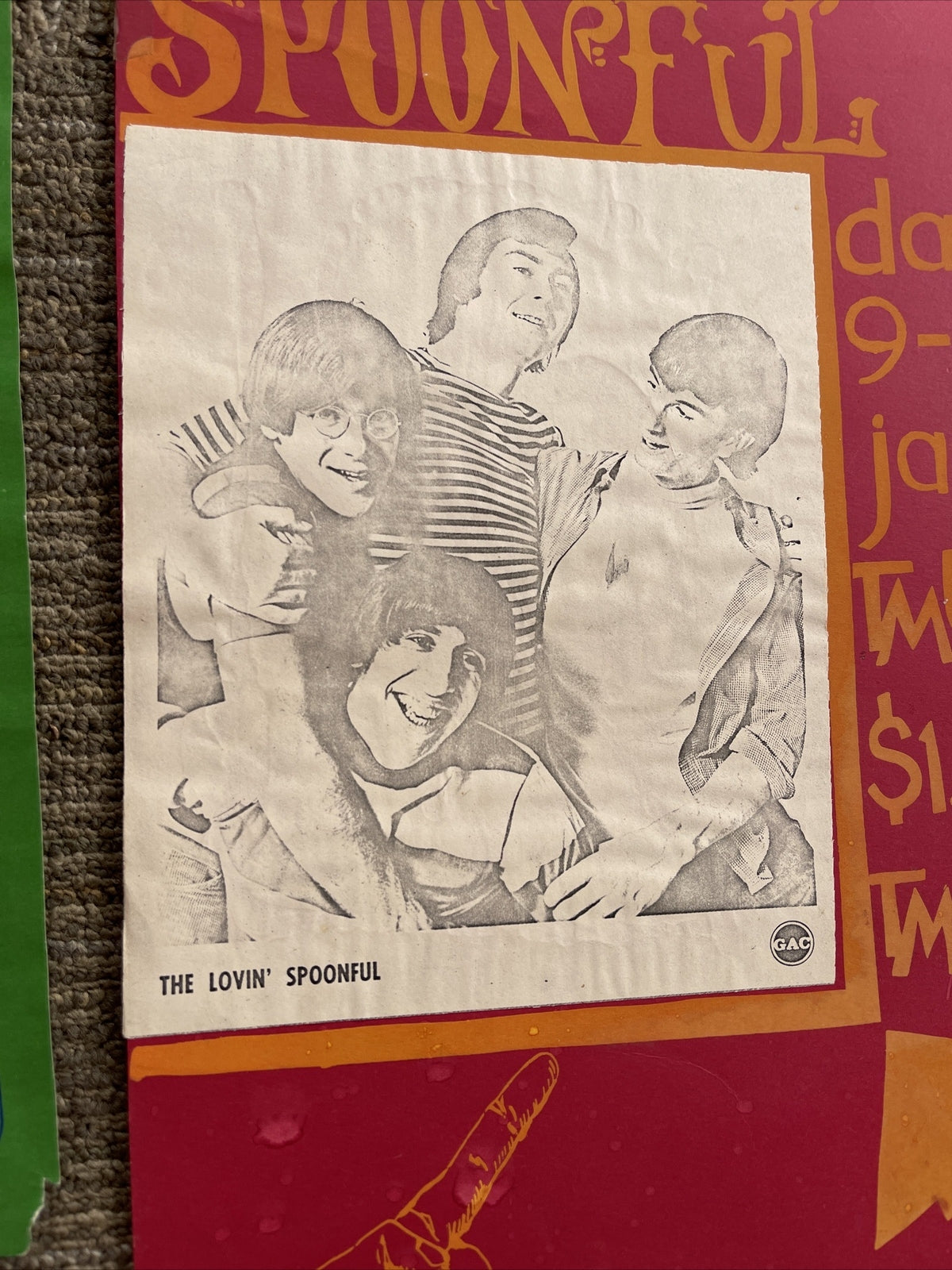 1967-68 Stanford Summer Rock Poster Lot Of 4 Lovin Spoonful CCR Chambers Bros10