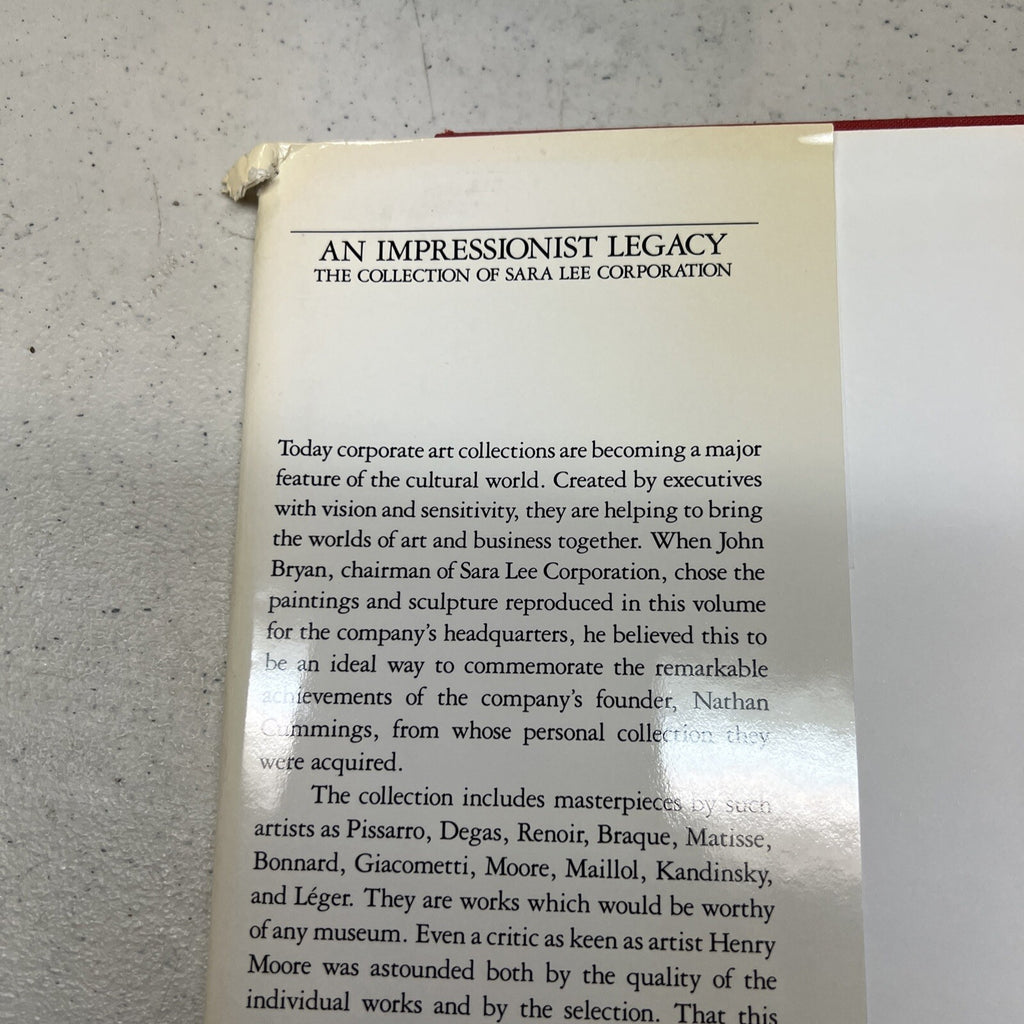 An Impressionist Legacy: The Collection Of Sara Lee Corporation 1990 Third Ed.6