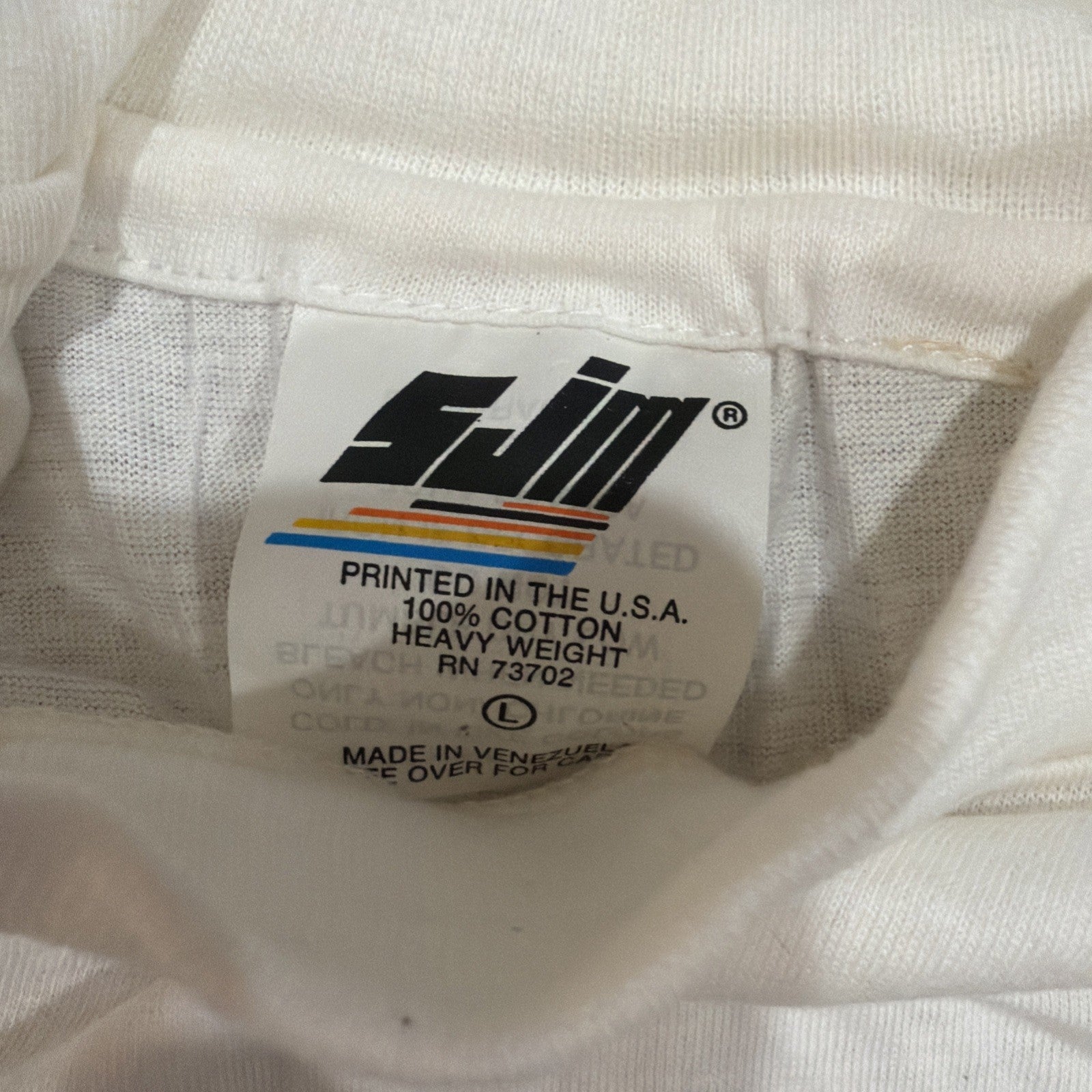 Vintage 90's Operation Desert Storm Middle East Tour Shirt Single Stitch Size XL3