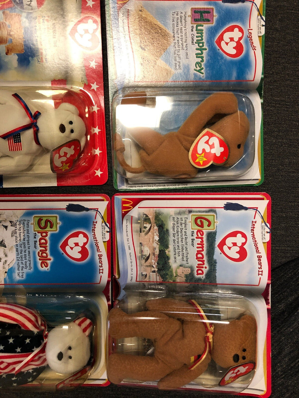 Ty Beanie Baby Lot: 6 Legends, International Bears, Dino Trio3