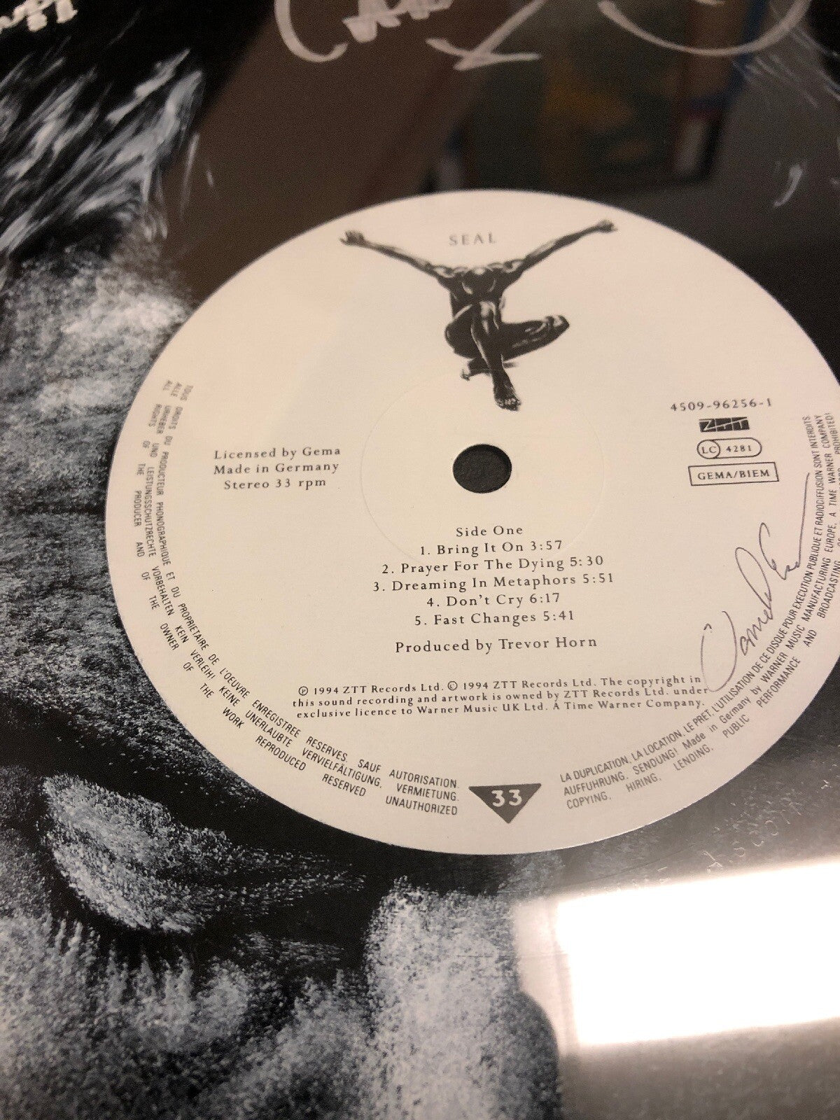 Seal - Seal (1994 album)D L F CHARITY Rare1