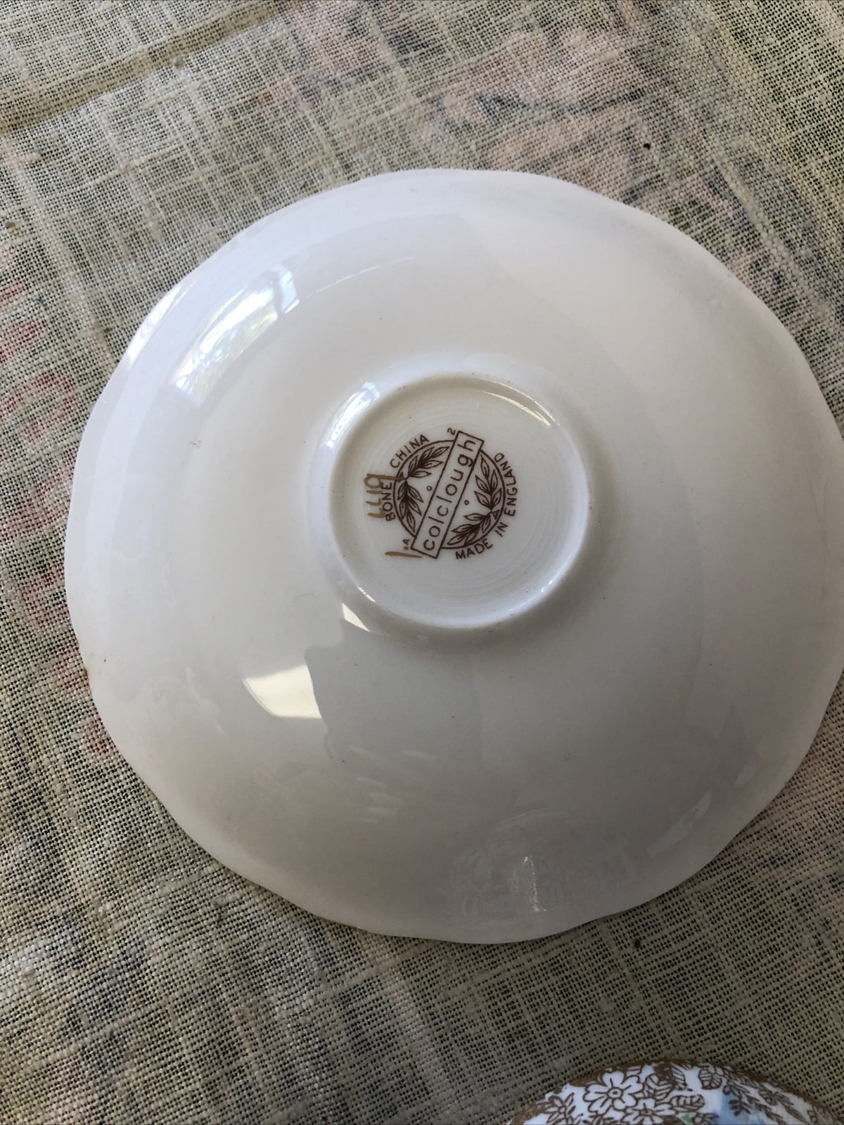 COLCLOUGH Bone China Cup And Saucer Made In England6
