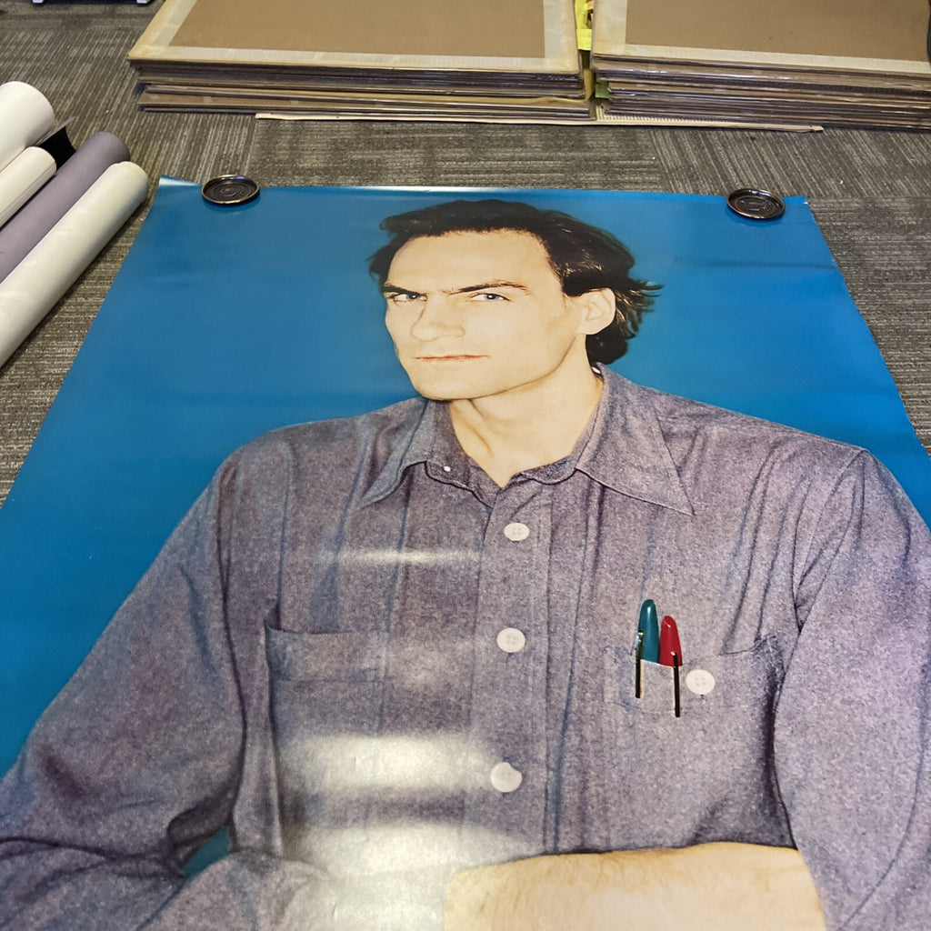 #162 1979 James Taylor Flag Record Store Subway Promo Poster 36” X 48”1