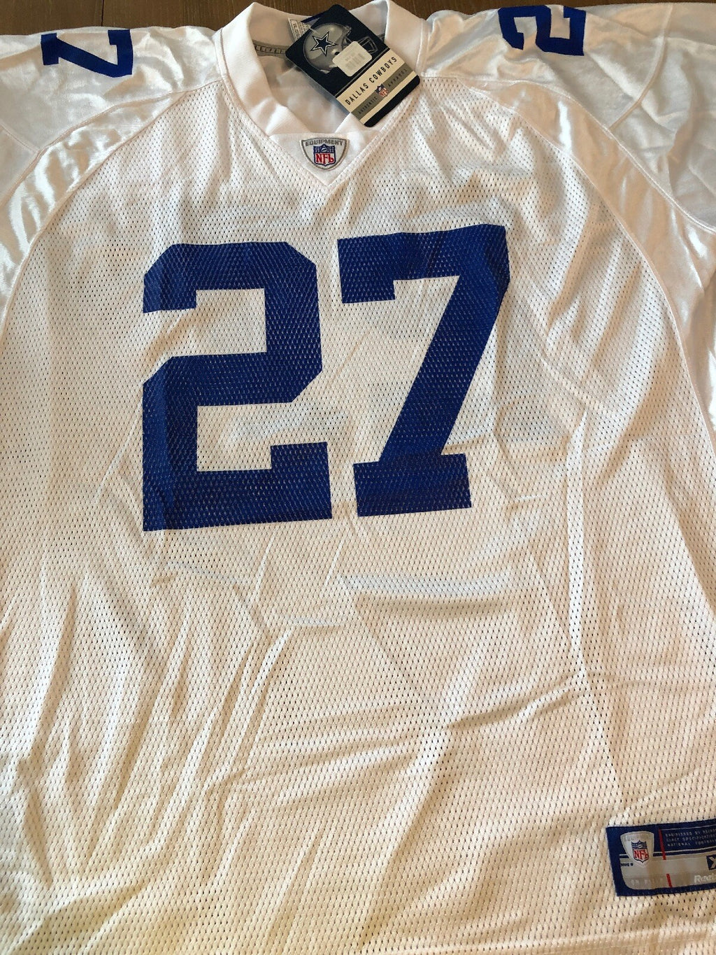 Vintage NWT DALLAS COWBOYS EDDIE GEORGE REEBOK ON FIELD JERSEY #27 SZ XXL1
