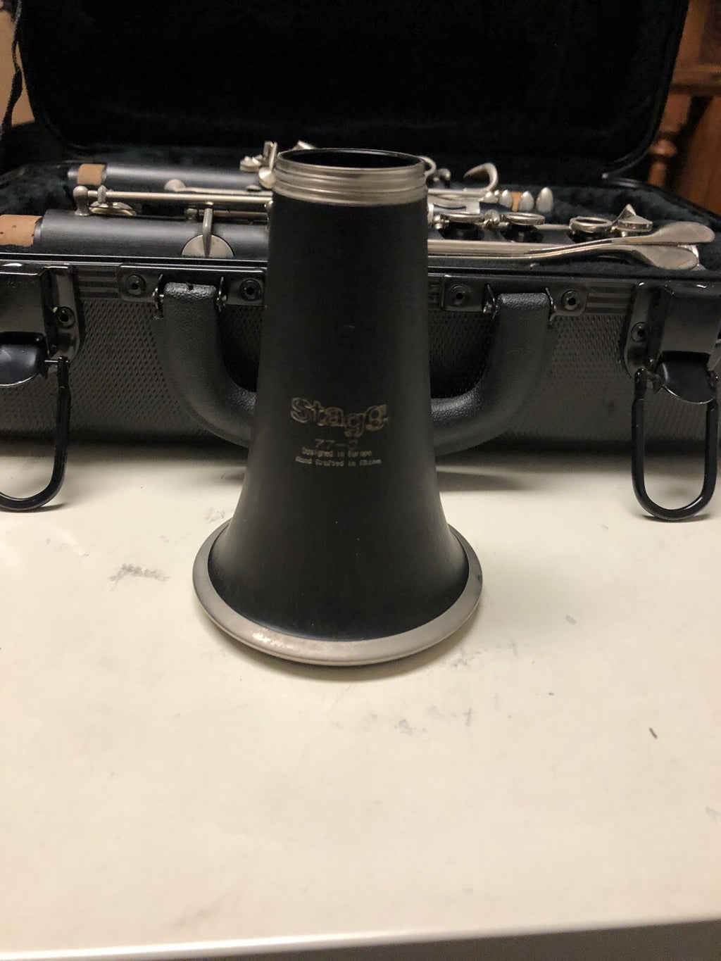 A9 STAGG  CLARINET 77-C With Case, Vintage Beginning Student Instrument2