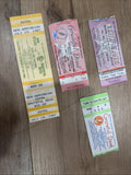 Grateful Dead 4 Ticket Stub Lot  1987-1995 Rose Bowl Seattle Shoreline Madison0
