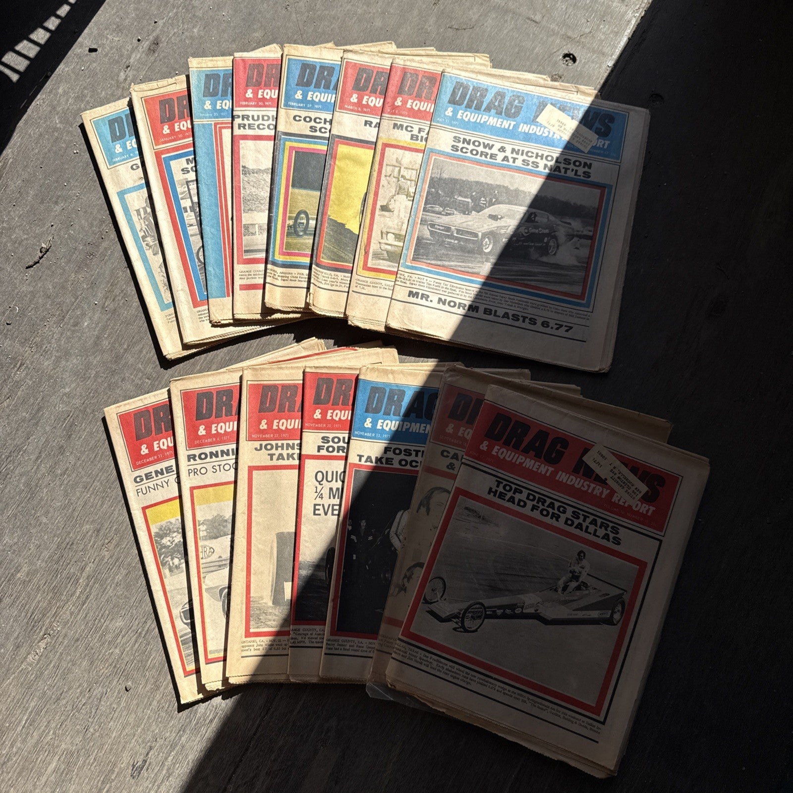 Vintage Drag News Magazine 1971 Volume 17-16  Drag Racing NHRA Don Garlits Lot0