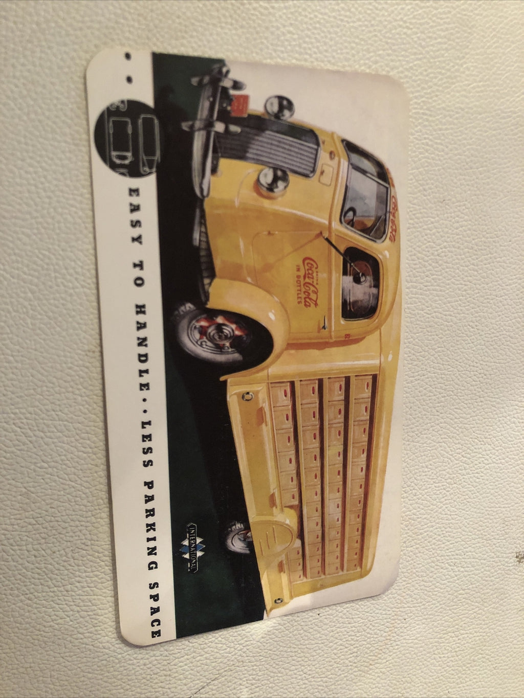 1940s International Cab Over COCA COLA Delivery Truck SIGN VINTAGE Postcard Rare0