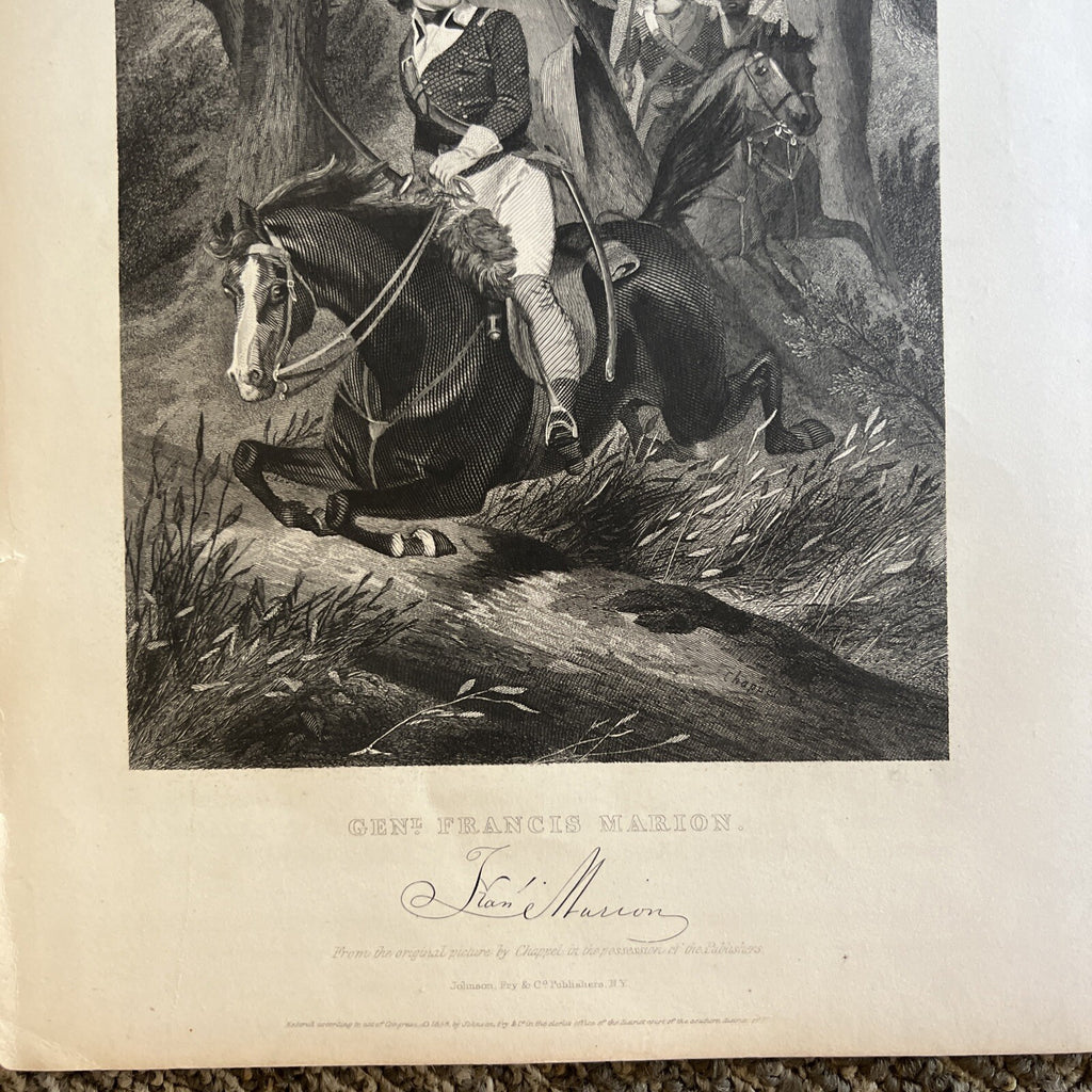 Image of Francis Marion Officer During American Revolution From Original Photo1