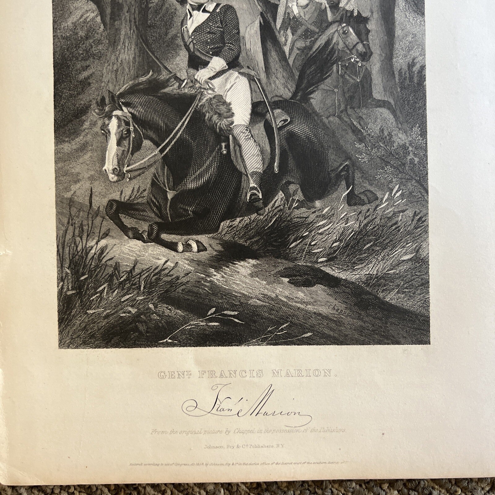 Image of Francis Marion Officer During American Revolution From Original Photo1
