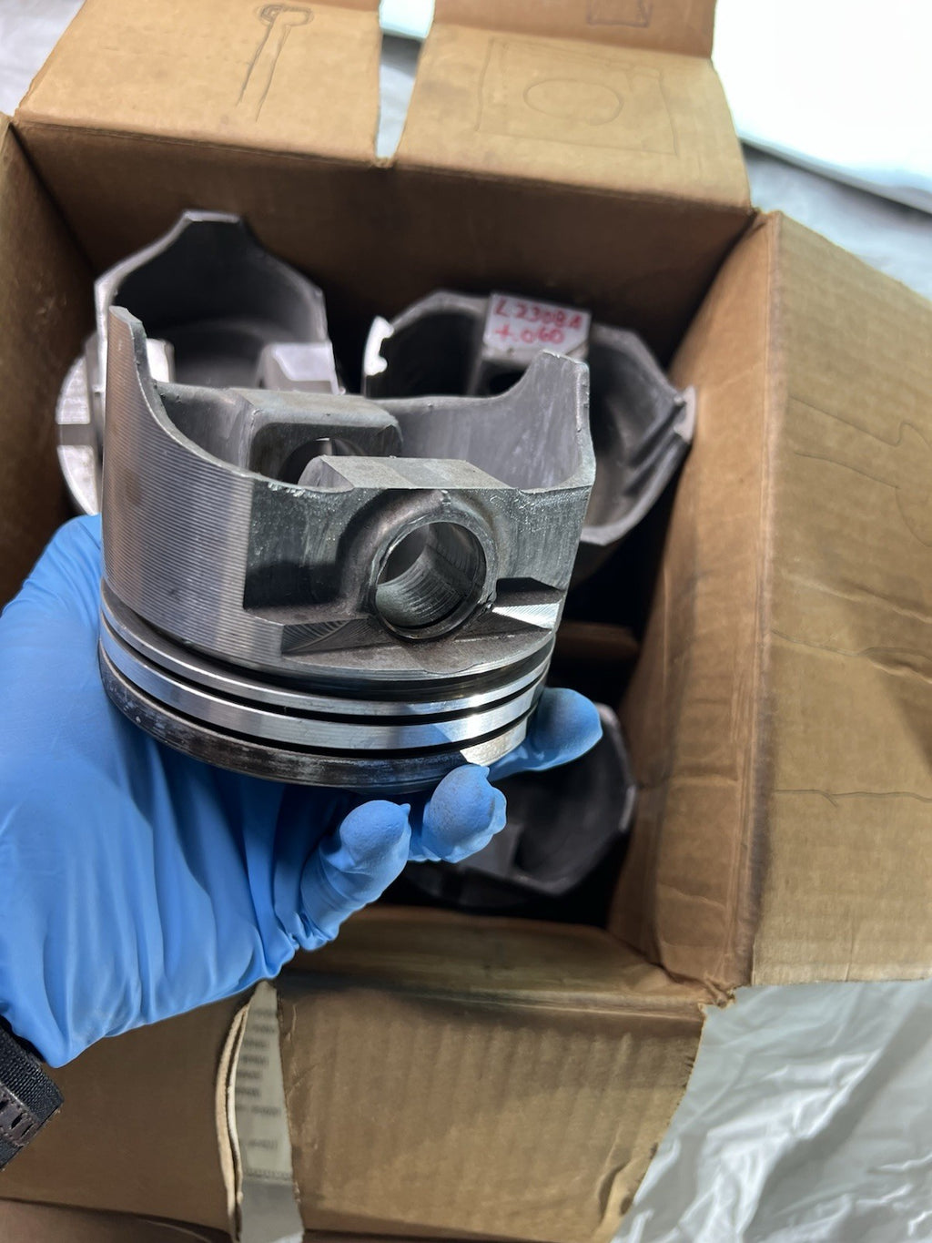 Manley Forged Pistons L2308A +.060 Set of 8 – BB Chevy 1.560 Pin, 480743