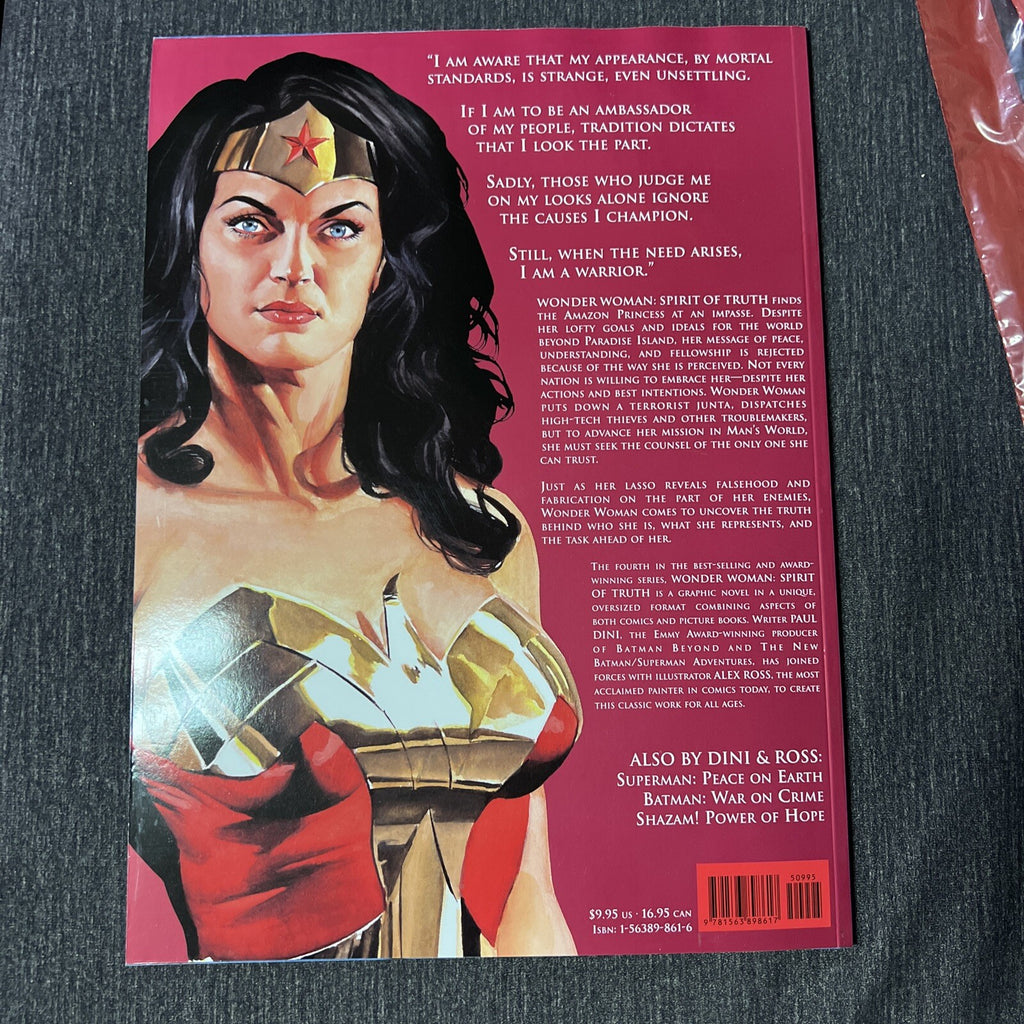 Wonder Woman Spirit of Truth #1 2001 DC Comics Treasury Ed Alex Ross Paul Dini 1