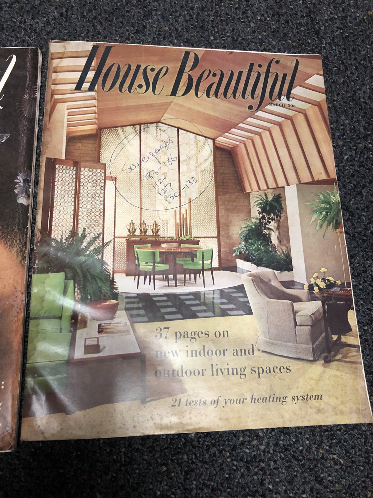 Vintage HOUSE BEAUTIFUL MAGAZINE Lot Of 33