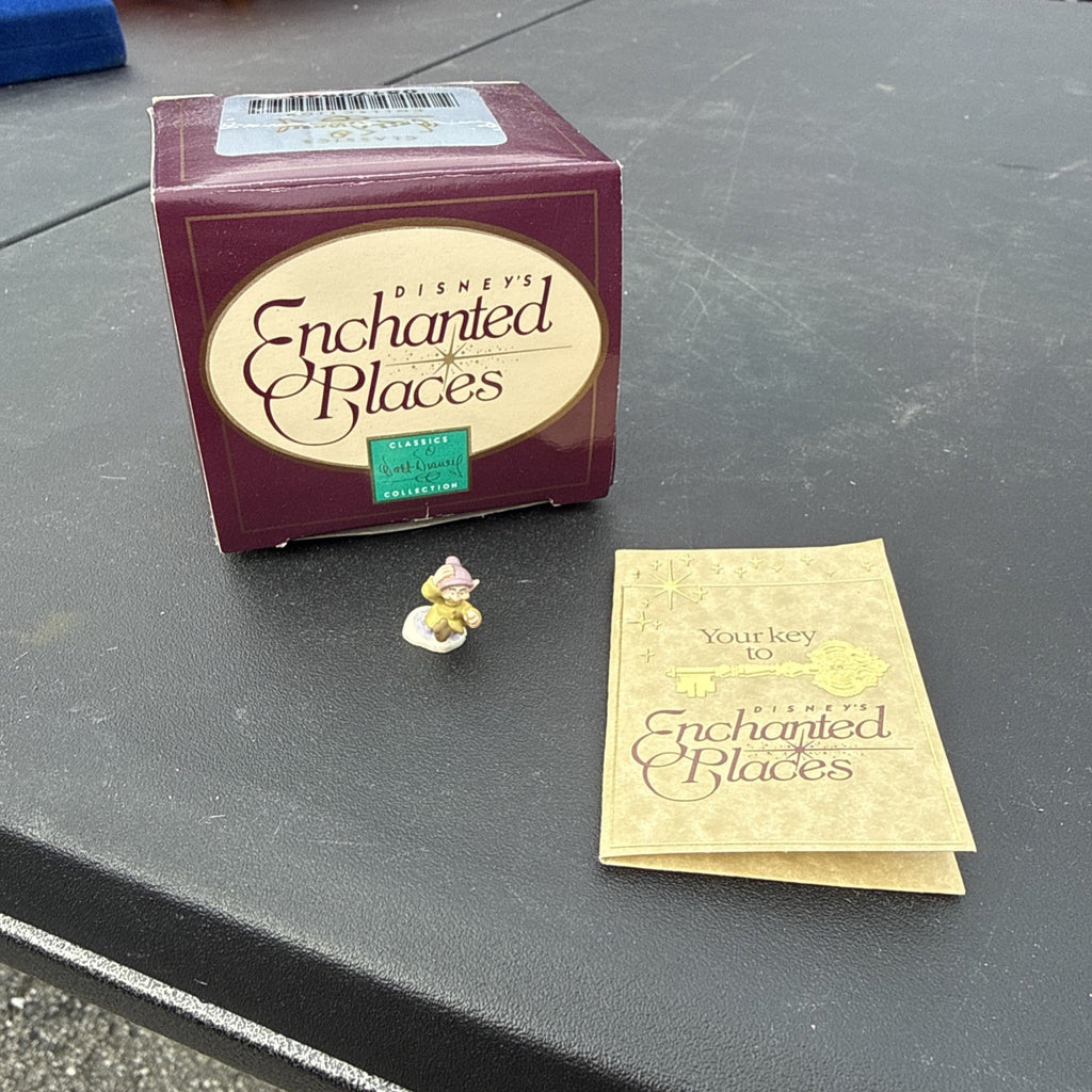 WDCC Enchanted Places Disney "Dopey" Miniature Box & COA0