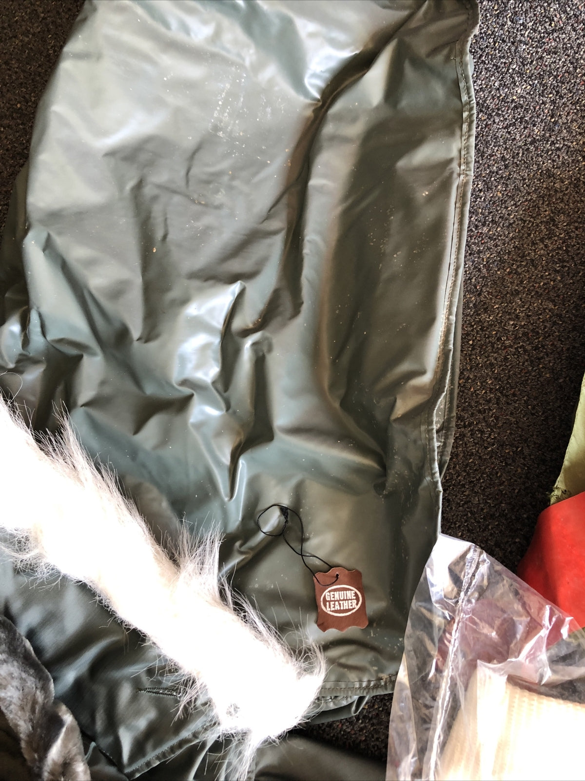Vintage Military Flyers Helmet Green Protective Bag, Thermal, Hood & Duffle Bag3