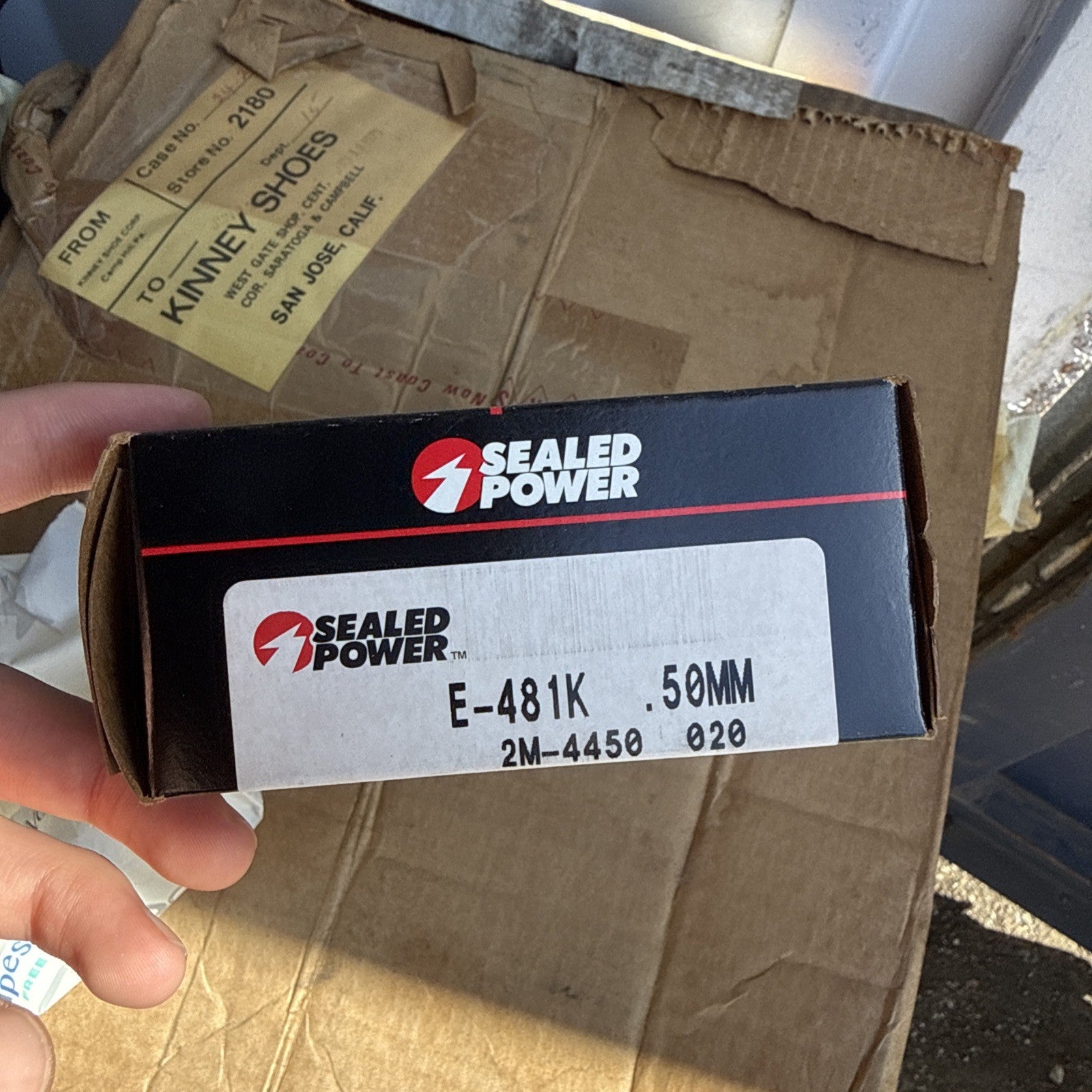 Sealed Power E-481K .50mm (.020) Performance Engine Piston Ring Set New in Box0