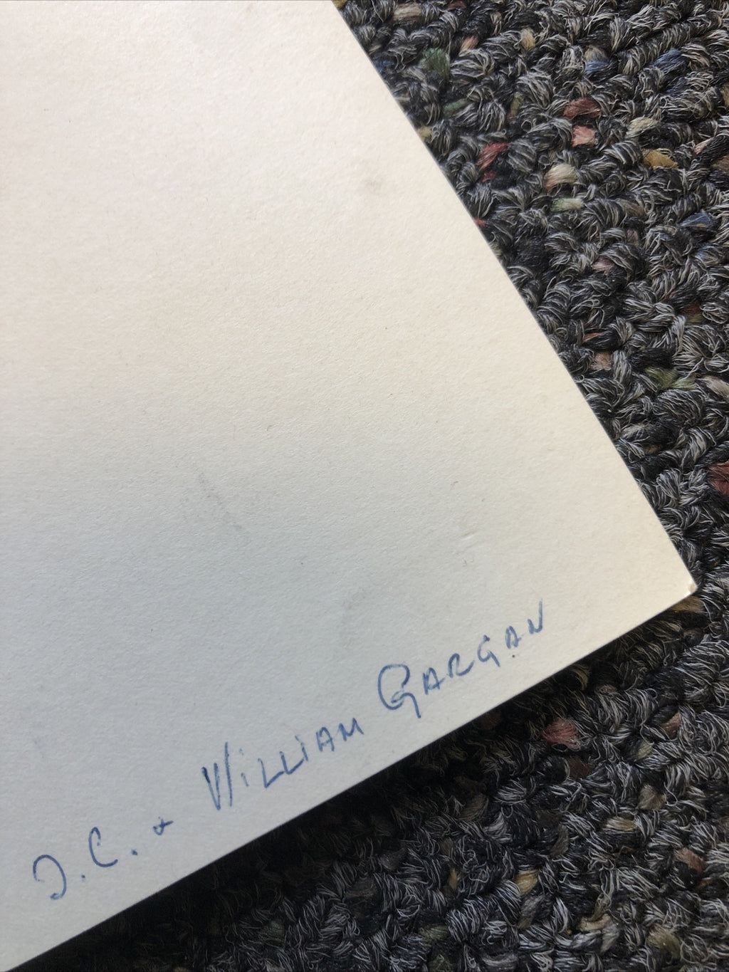 RARE Original Photo Of WILLIAM GARGAN Black/White Candid Shot 6.5”x7”8