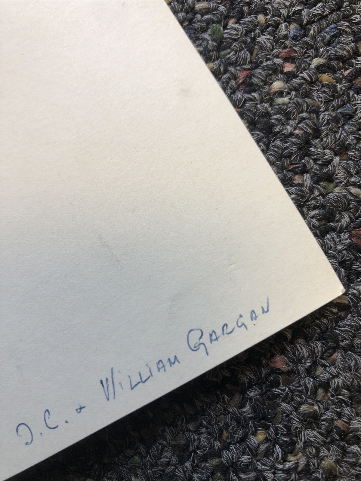 RARE Original Photo Of WILLIAM GARGAN Black/White Candid Shot 6.5”x7”8