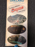 1966 CHEVRON Oakland Adjacent Cities & Southern Alameda County Map Vintage0
