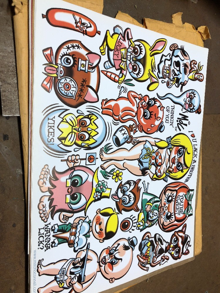 Mitch OConnell “Thinkin Of You”  Flash Art Sheet No Sticker 2001 Rare!0