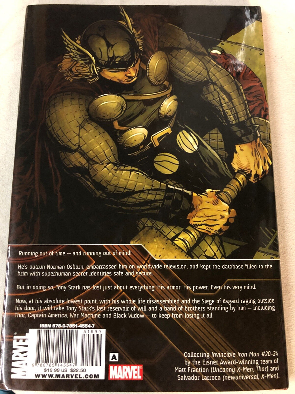The Invincible Iron Man Volume 4 Stark Disassembled Marvel TPB Eisner Premier Ed2