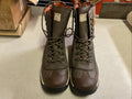 Calvin Klein Jeans BOOT Size 11.5 M Brown  leather lace-up NEW0