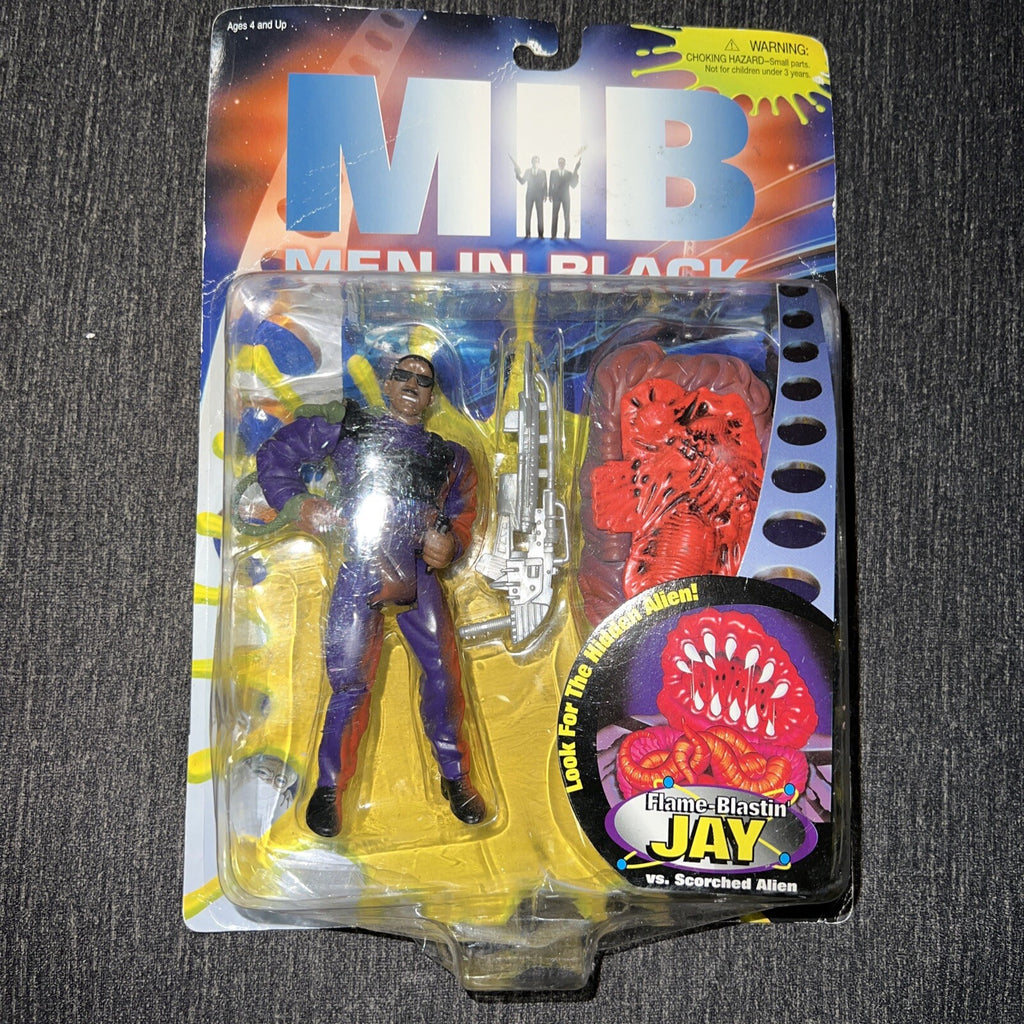 MIB Men In Black Flame Blastin Jay Vs. Scorched Alien Collectible Action Figure0