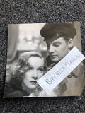 RARE Original Photo Of Marlene Dietrich Glamour Shot 5.5”x5.5”0
