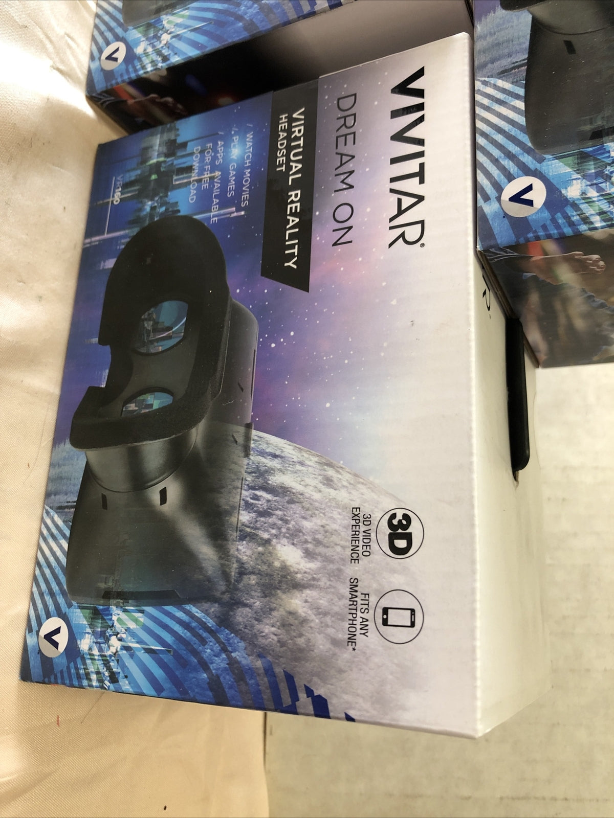 Vivitar Dream On Virtual Reality Headset 3D Video Experience Lot Of 3 NEW1