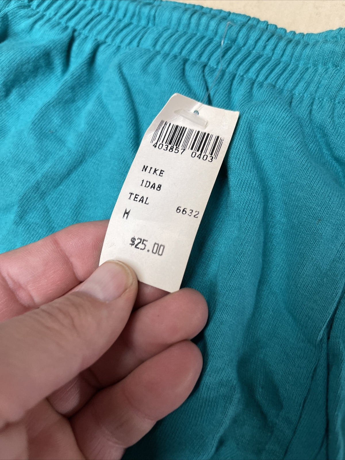 new old stock true vintage 1991  nike shorts Adult Size M green w tags 3