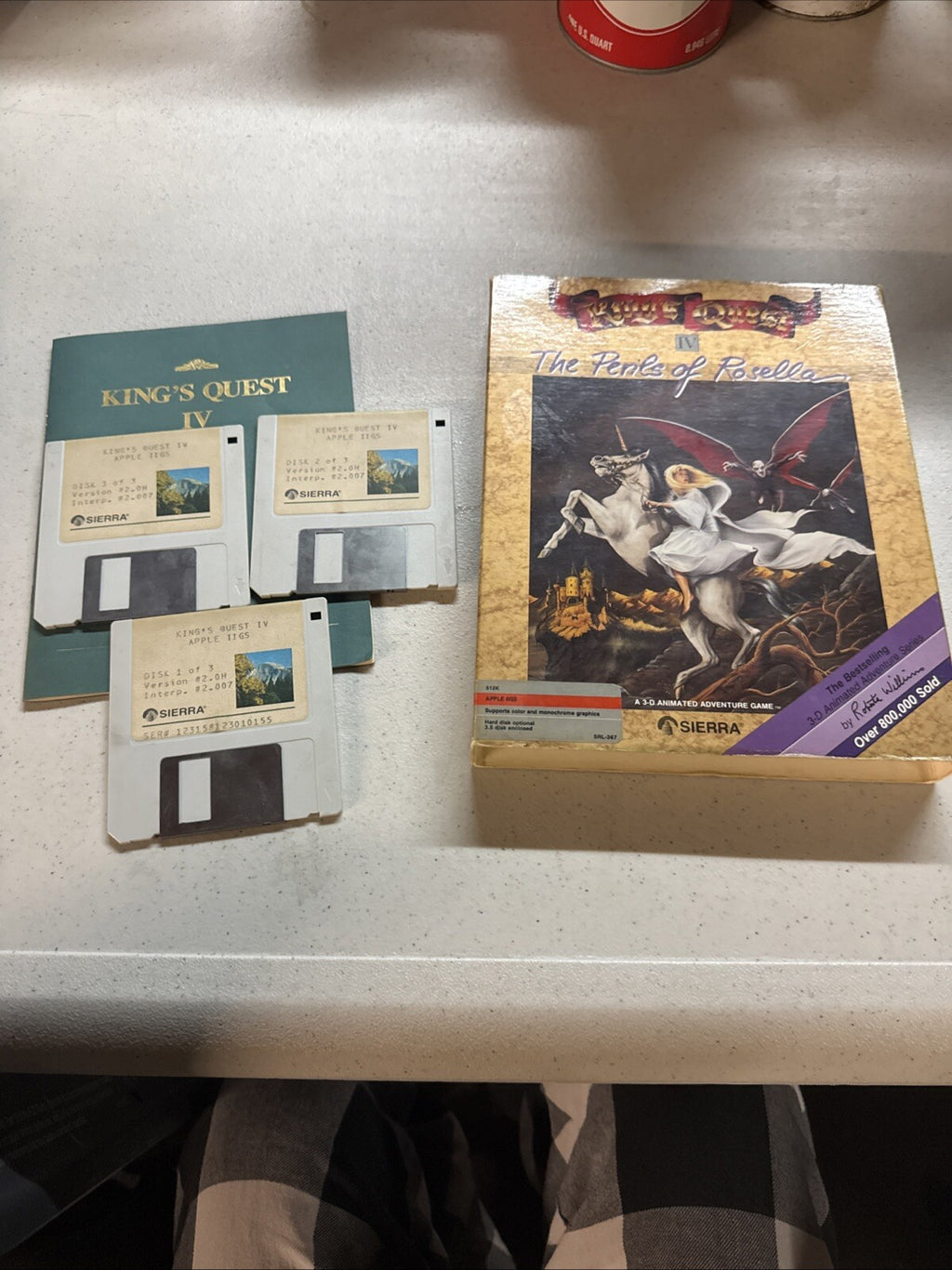King's Quest IV The Perils of Rosella IBM Tandy PC Game Sierra 19880