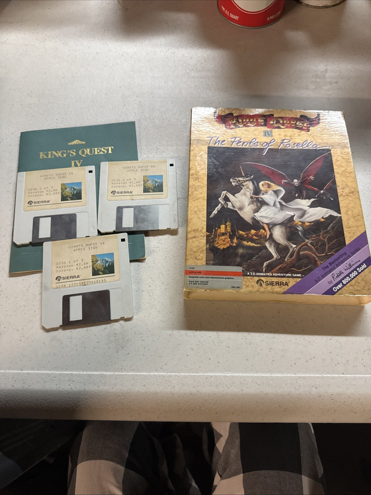 King's Quest IV The Perils of Rosella IBM Tandy PC Game Sierra 19880