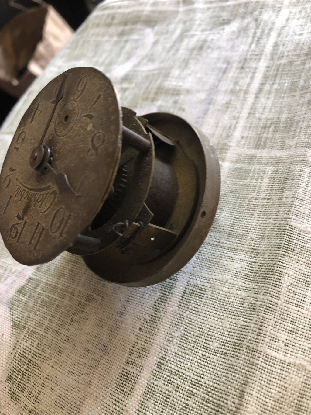 Vintage Original Oldsmobile Clock For Parts3