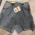 VINTAGE GERMAN LEDERHOSEN  GRAY SUEDE  LEATHER OKTOBERFEST FESTIVAL Women Men??0