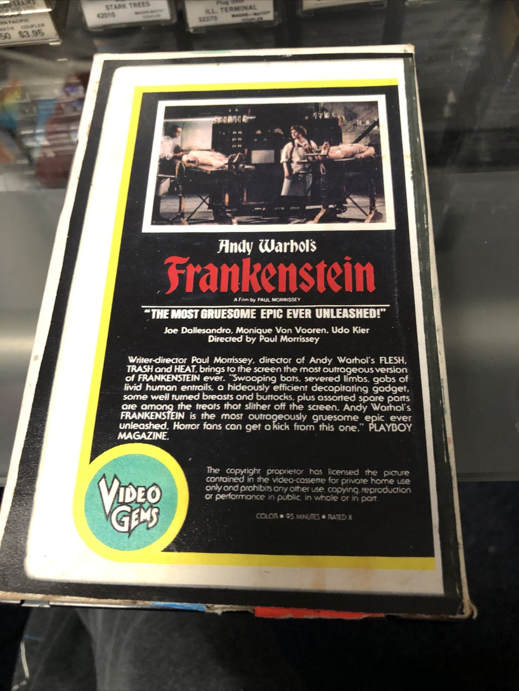 Andy Warhol’s Frankenstein Beta Not VHS Rare Horror Video Gems1